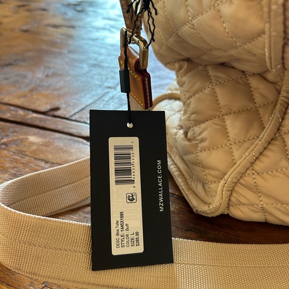 MZ Wallace Large Box Tote Buff color - Picture 4 of 7